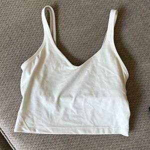 White Lulu Lemon Tank Top